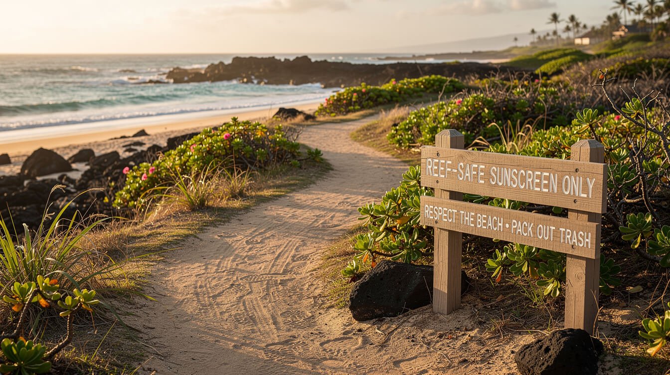 Hawaii beach etiquette
